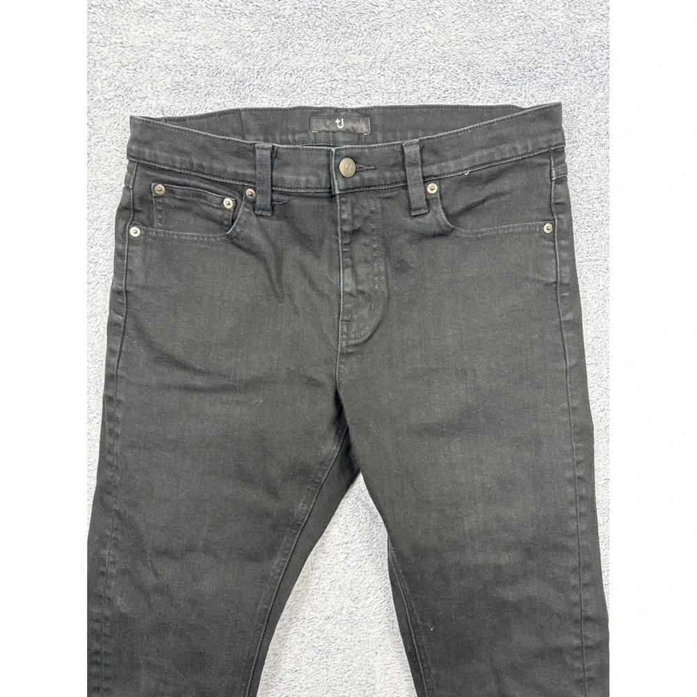 Uniqlo +J Jil Sander Mens 28 Black Selvedge Denim Slim Jeans Minimalist Designer